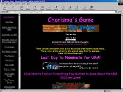 Charisma's Game
